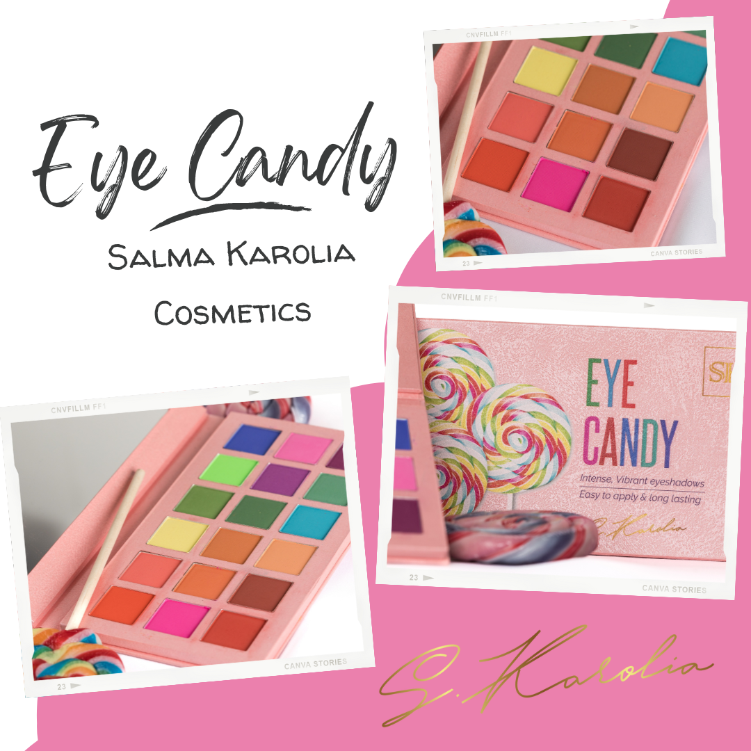Eye Candy Eyeshadow Palette | 18 colours | By SK